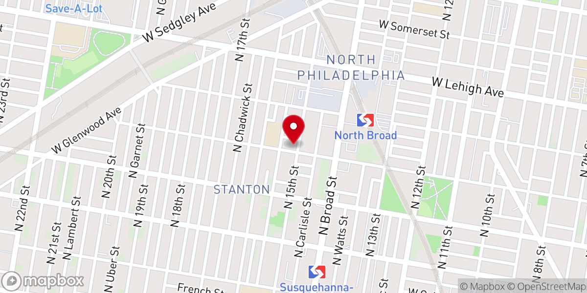 Map showing location of House of God Church
