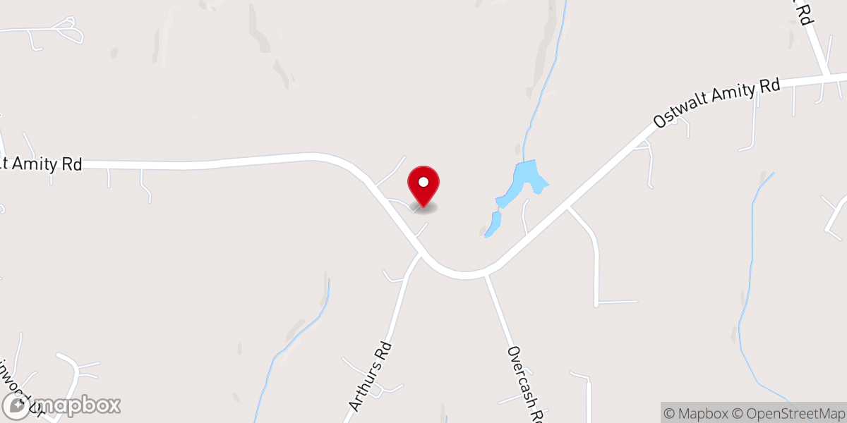 Map showing location of Lighthouse Baptist Church