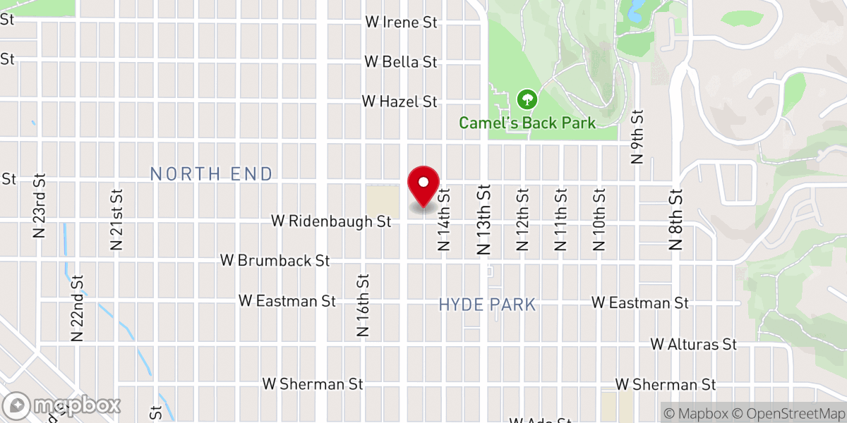 Map showing location of Capitol City Christian Church Inc