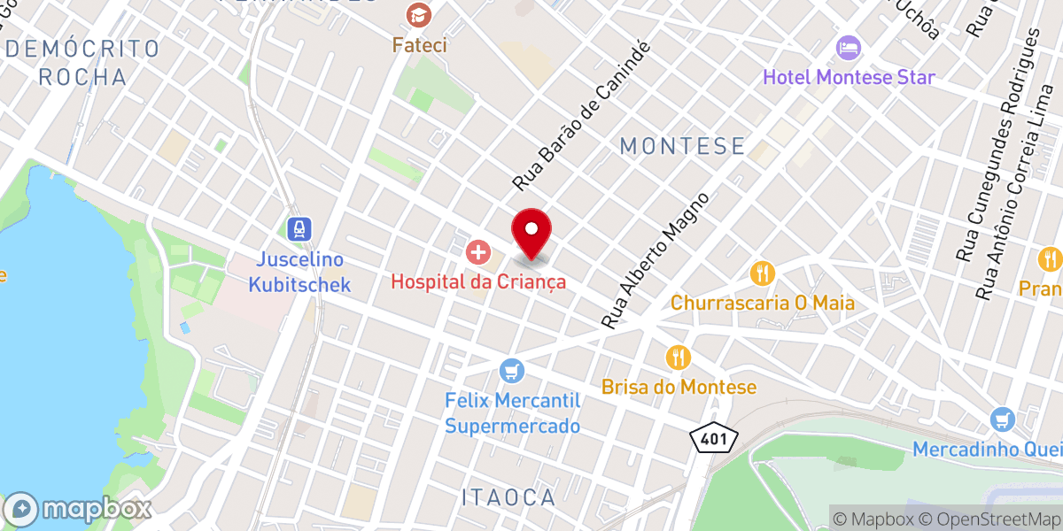 Map showing location of Assembleia De Deus