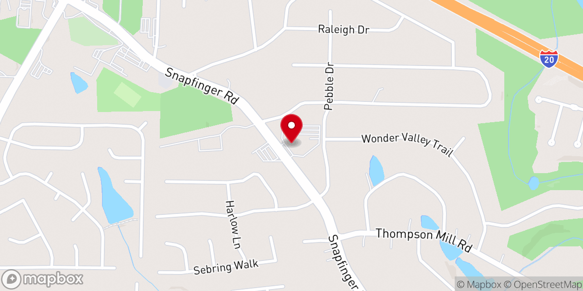Map showing location of Ray of Hope Christian Church