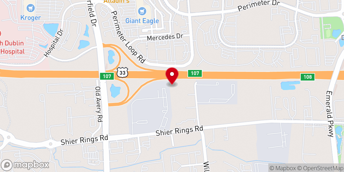Map showing location of Central Point Church Inc