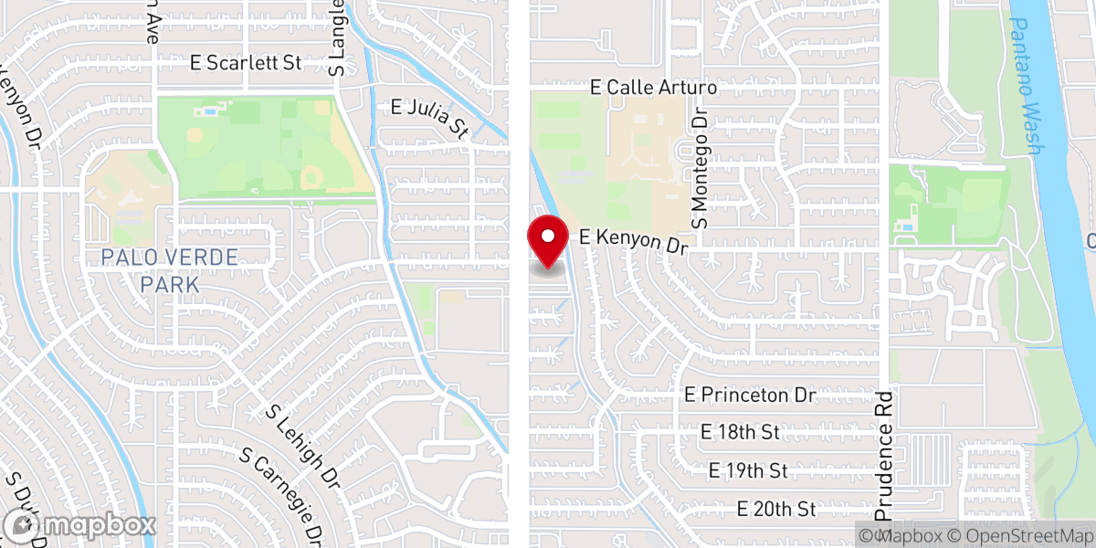 Map showing location of Covenant Generations Church