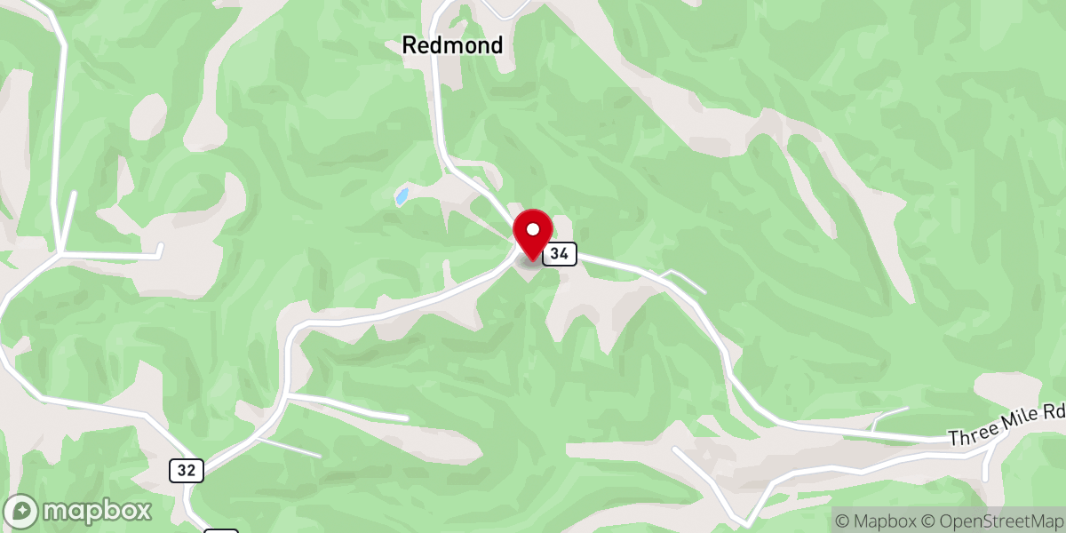 Map showing location of Gillispie Chapel