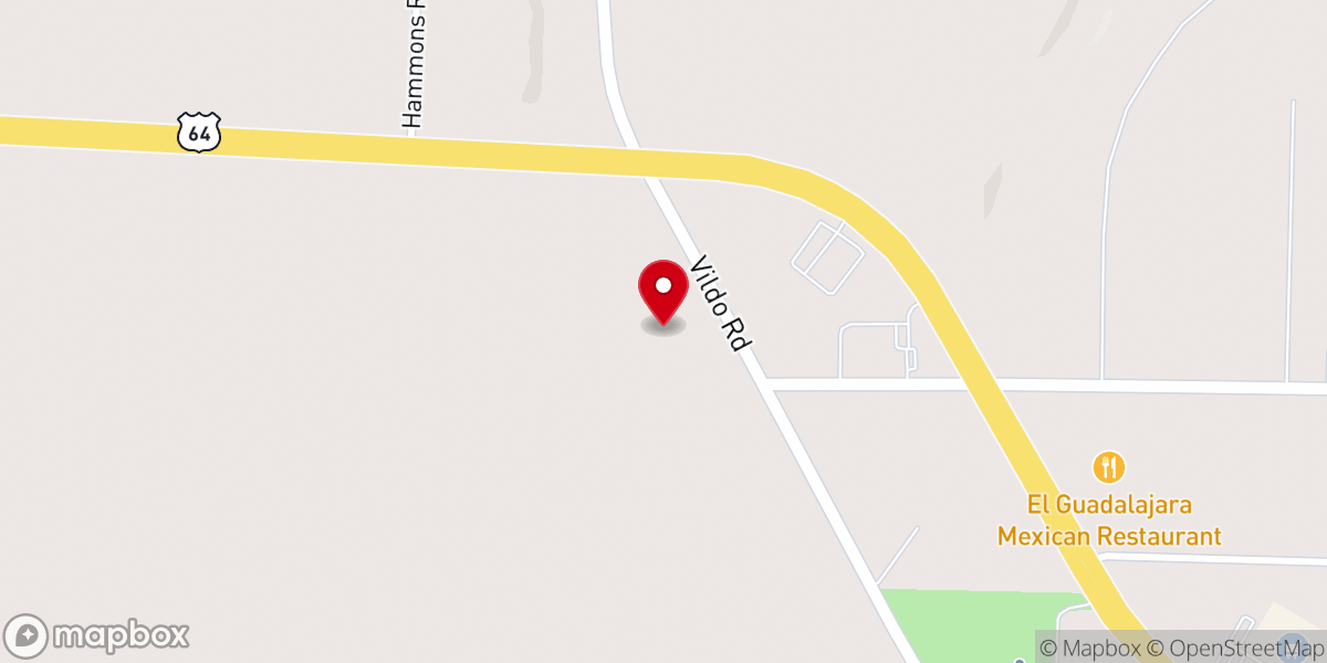 Map showing location of Hardeman County Baptist Association