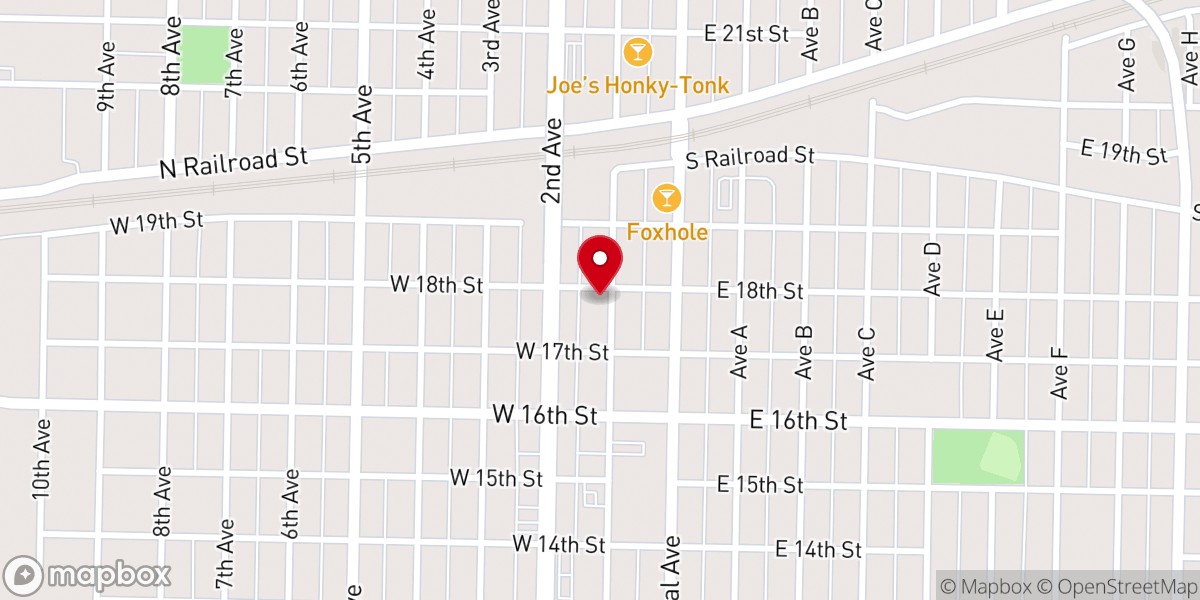Map showing location of Family Tabernacle