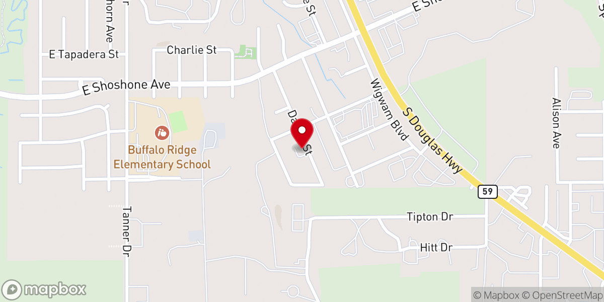 Map showing location of Revelation Christian Ministeries