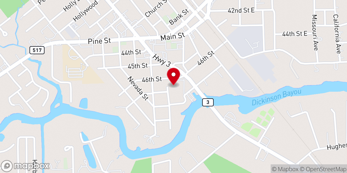 Map showing location of Holy Trinity Episcopal Church