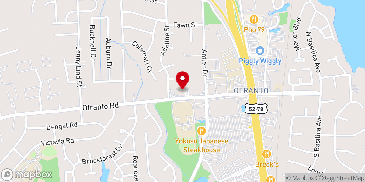 Map showing location of Upper Room Evangelistic House of Prayer