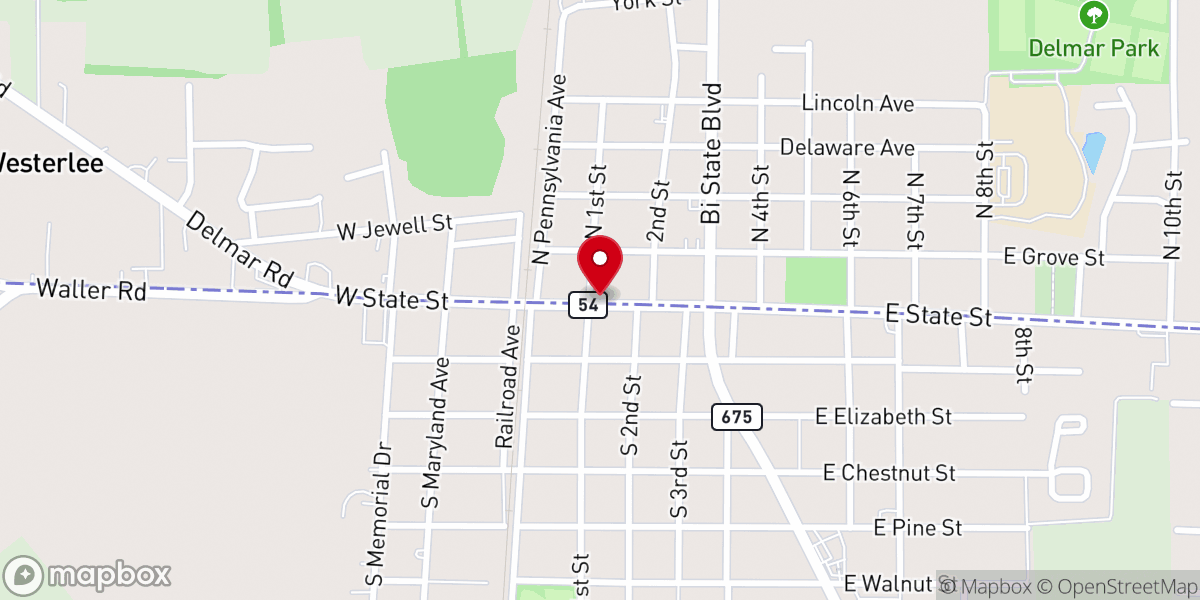 Map showing location of St Stephen’s Methodist Church