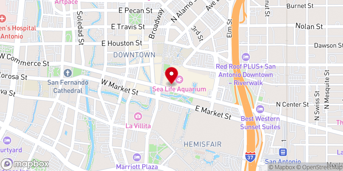 Map showing location of Saint Joseph Church