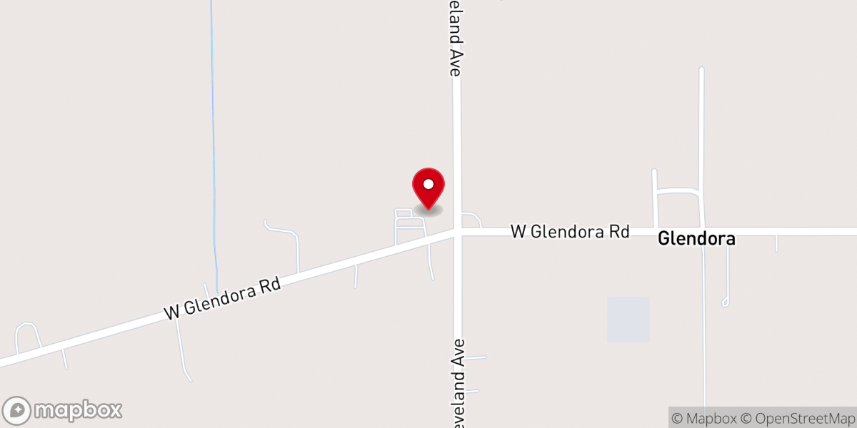 Map showing location of Trinity Lutheran Church of Glendora (LCMS)