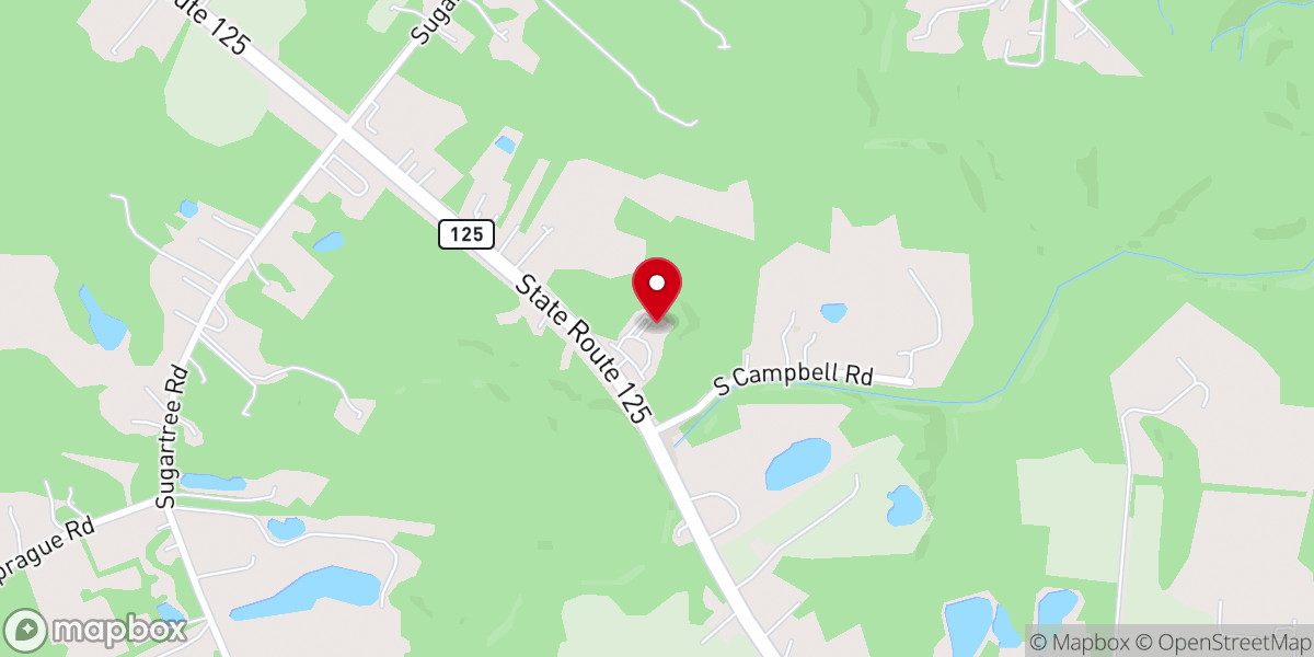 Map showing location of Bethel Pentecostal Church Of G