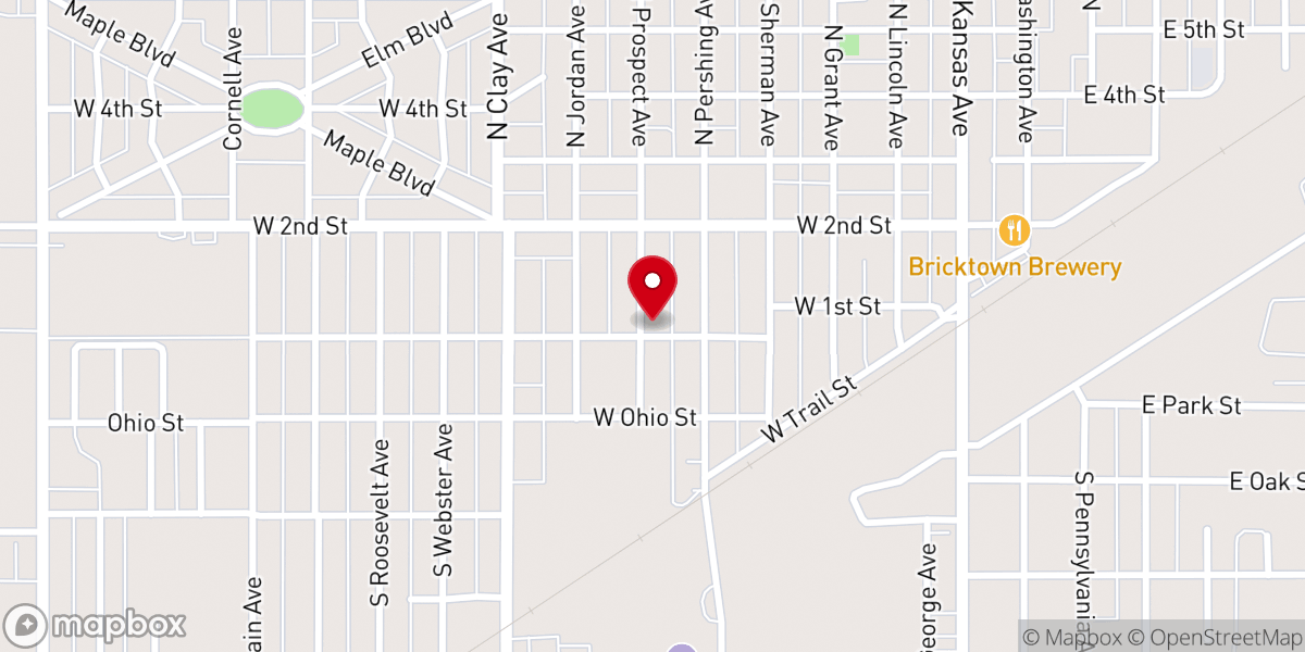 Map showing location of Iglesia De Dios Pentecostal MI