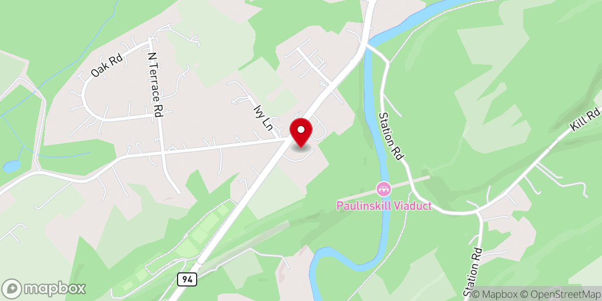 Map showing location of Knowlton United Methodist Church