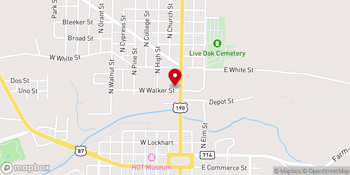 Map showing location of Believers Christian Center