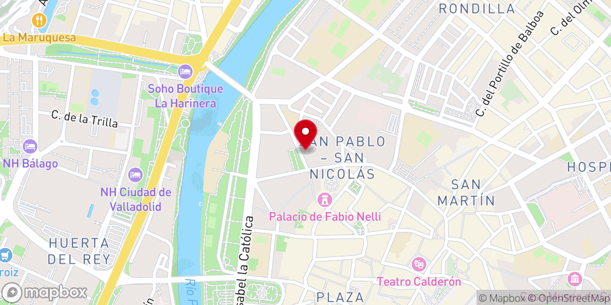 Map showing location of Real Monasterio de San Quirce y Santa Julita (Madres Cistercienses)