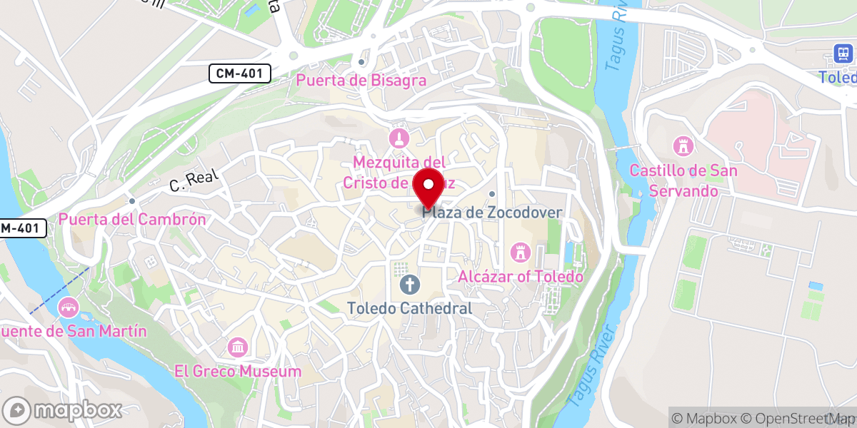 Map showing location of Parroquia Mozárabe de las Santas Justa y Rufina