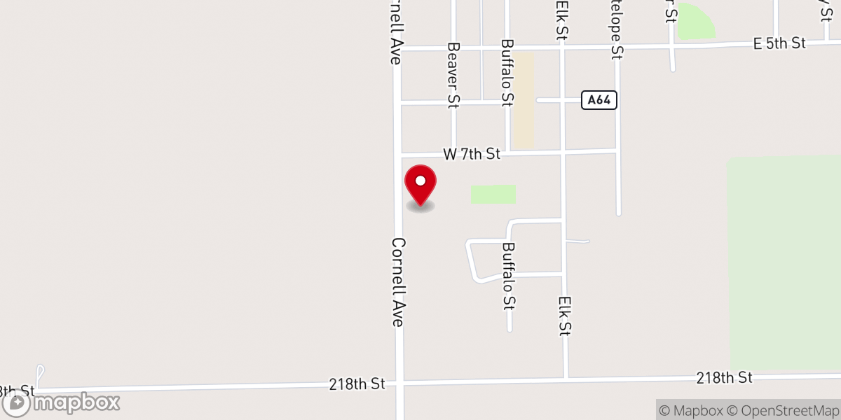 Map showing location of United Parish of Elkton