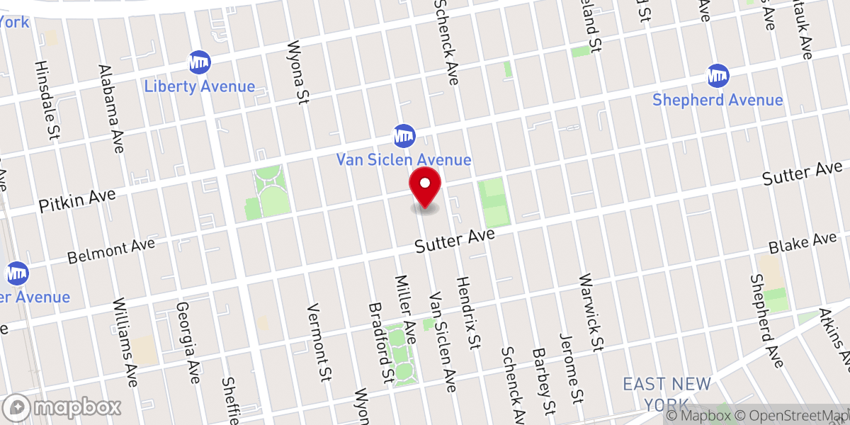 Map showing location of Greater Glory Nazarene Ministries