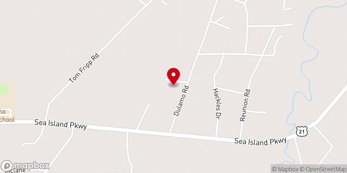 Map showing location of Saint Helena Island Church of Christ