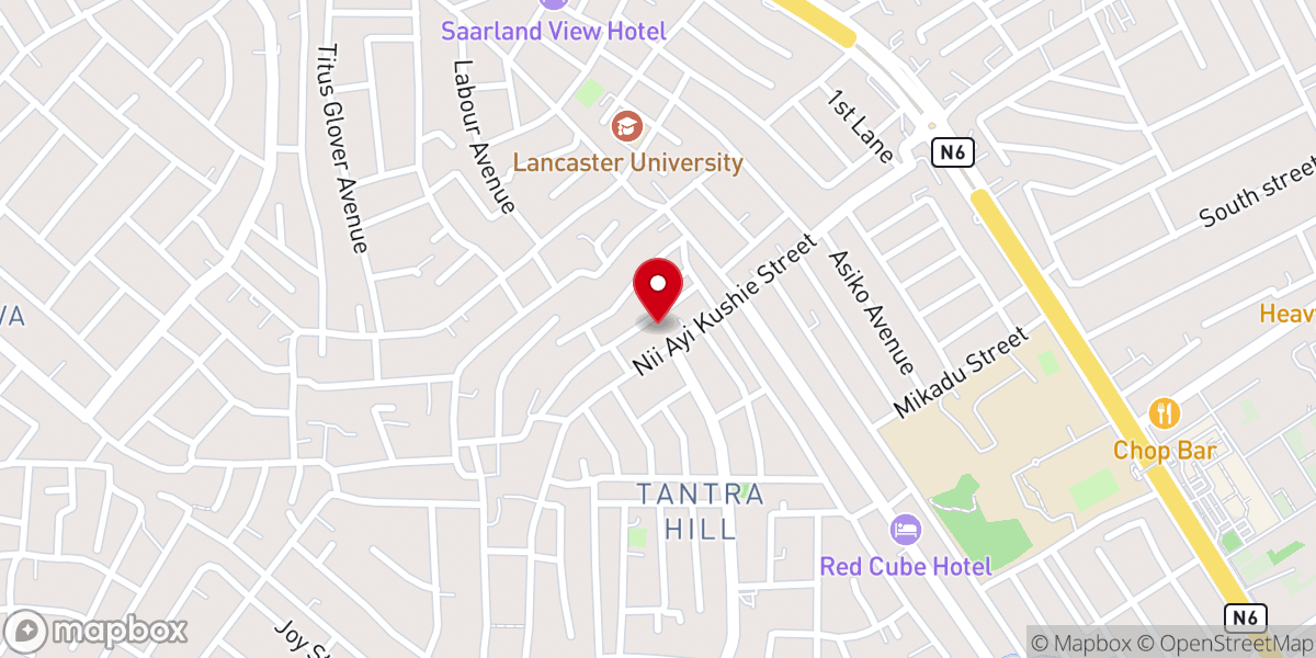 Map showing location of Tantra Hill Sda Church