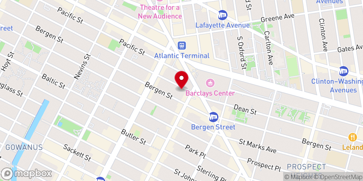 Map showing location of Immanuel & First Spanish Church