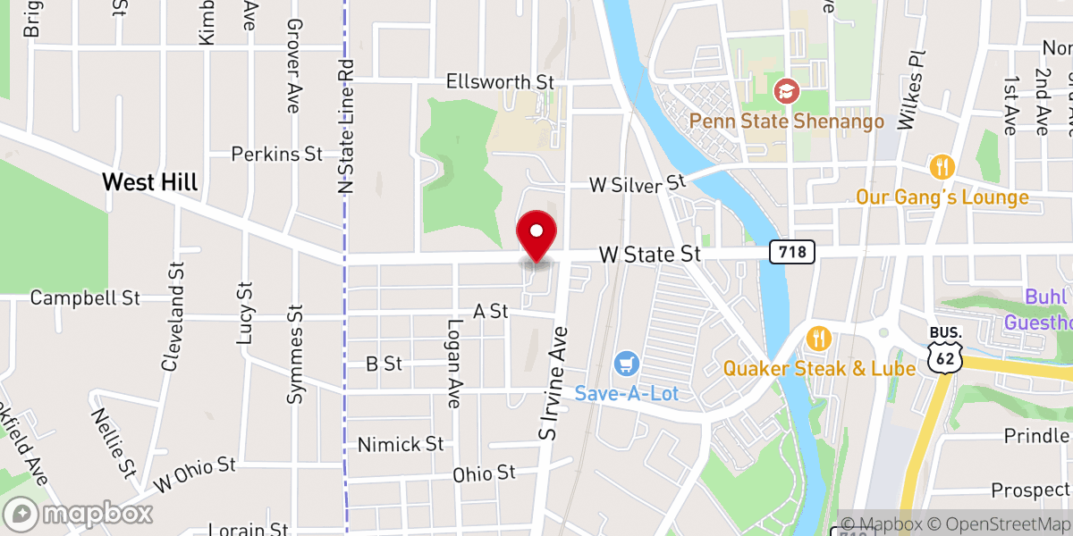 Map showing location of ACTS