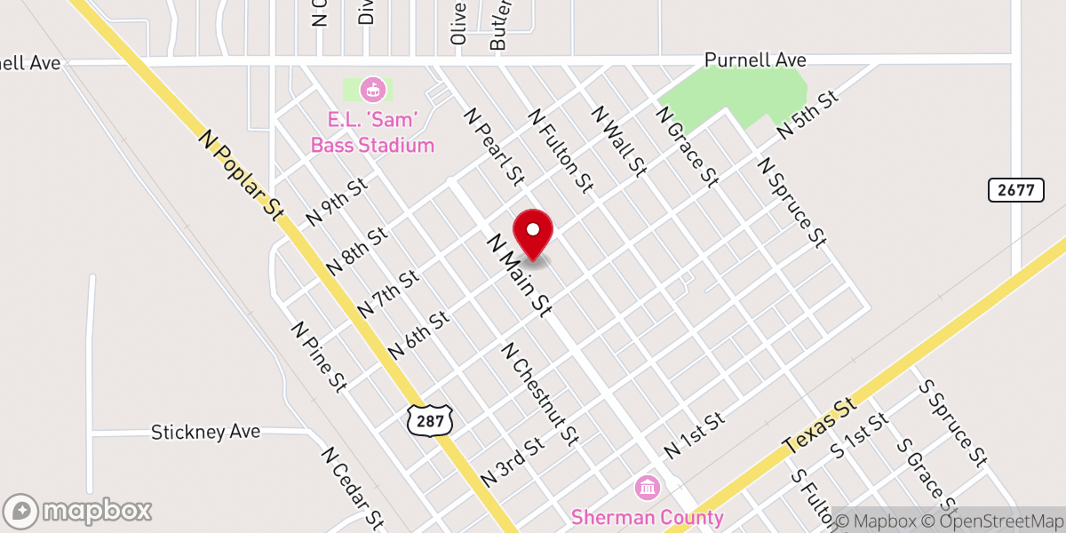 Map showing location of First Methodist Church
