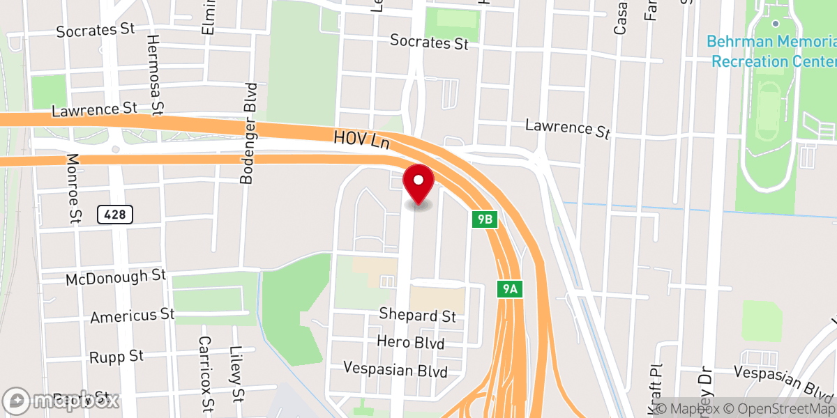 Map showing location of St Stephen Baptist Church