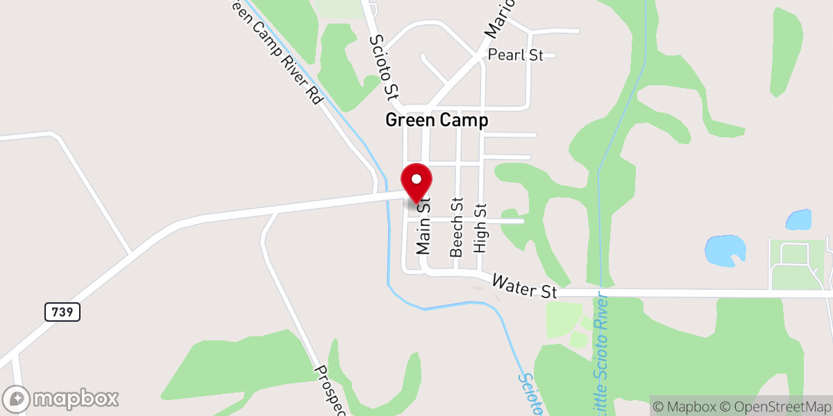 Map showing location of All Souls Reformed Church
