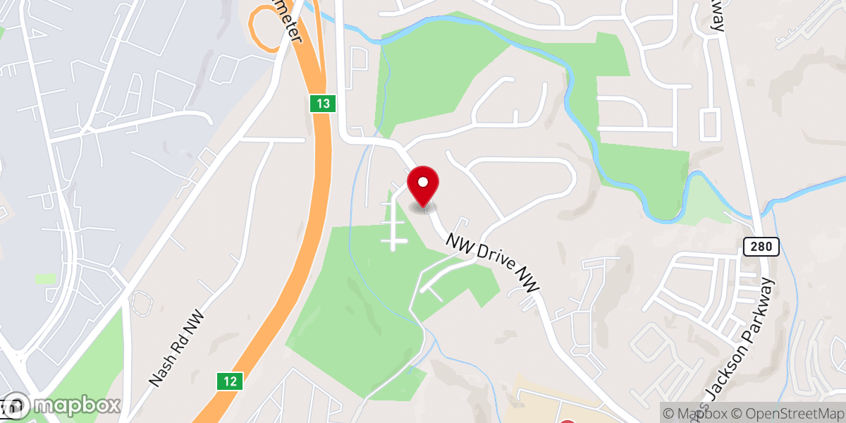 Map showing location of Georgia Community Learning Centers Inc