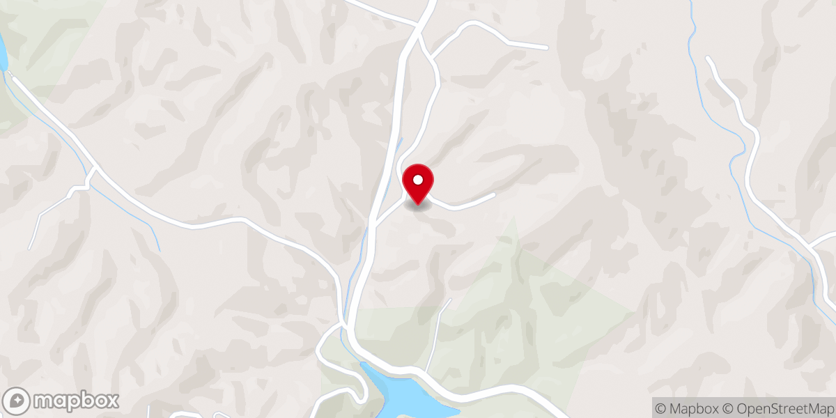 Map showing location of New Hope Church