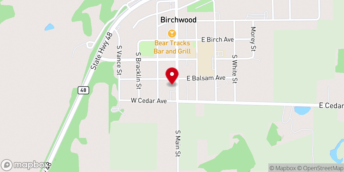 Map showing location of St. John the Evangelist Catholic Church