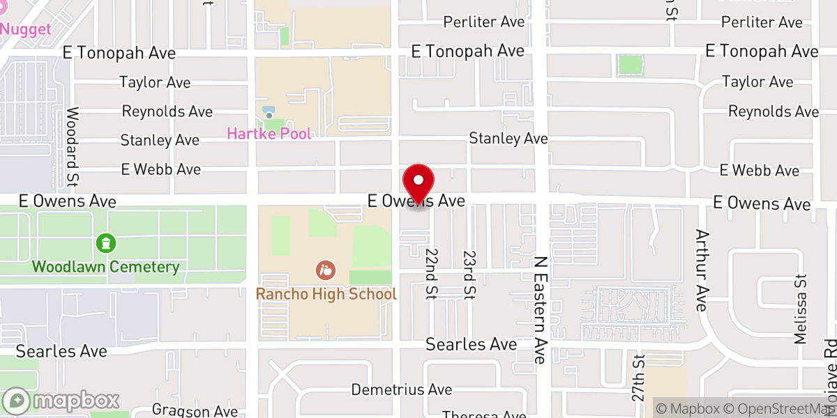 Map showing location of College Park Baptist Church