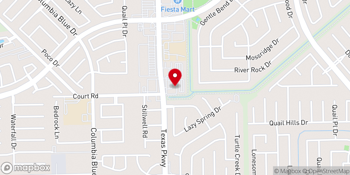Map showing location of the iChurch Houston