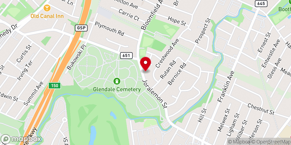 Map showing location of New Jersey Christian Ministries Inc
