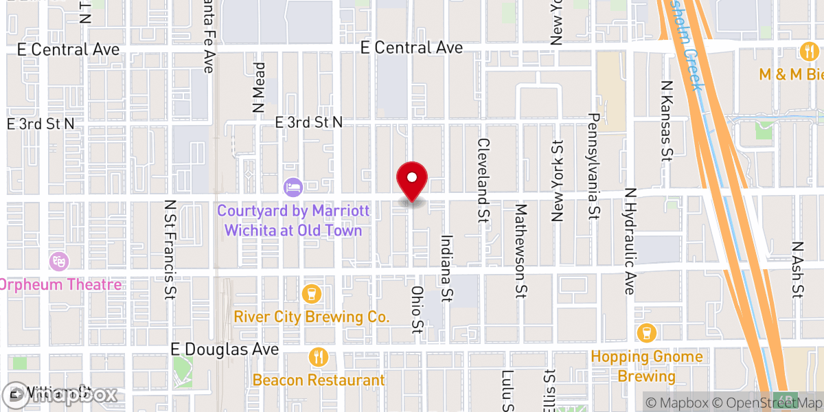 Map showing location of Saint Anthony Roman Catholic Church