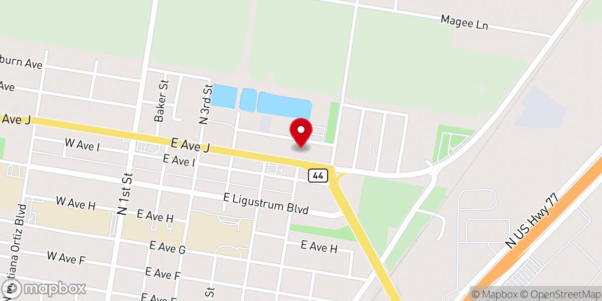 Map showing location of Fuente Church