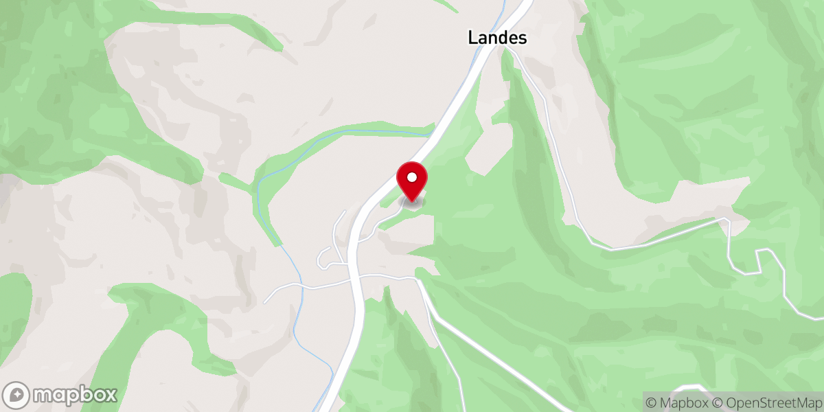 Map showing location of Gordon Chapel
