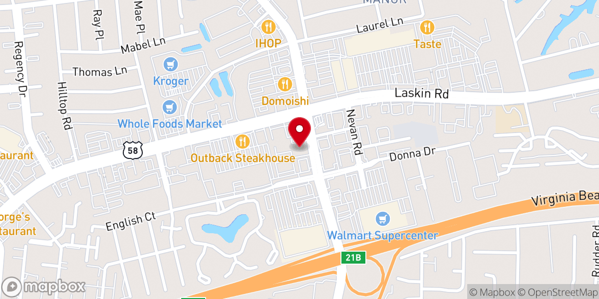 Map showing location of St Nicholas Greek Orthodox Church