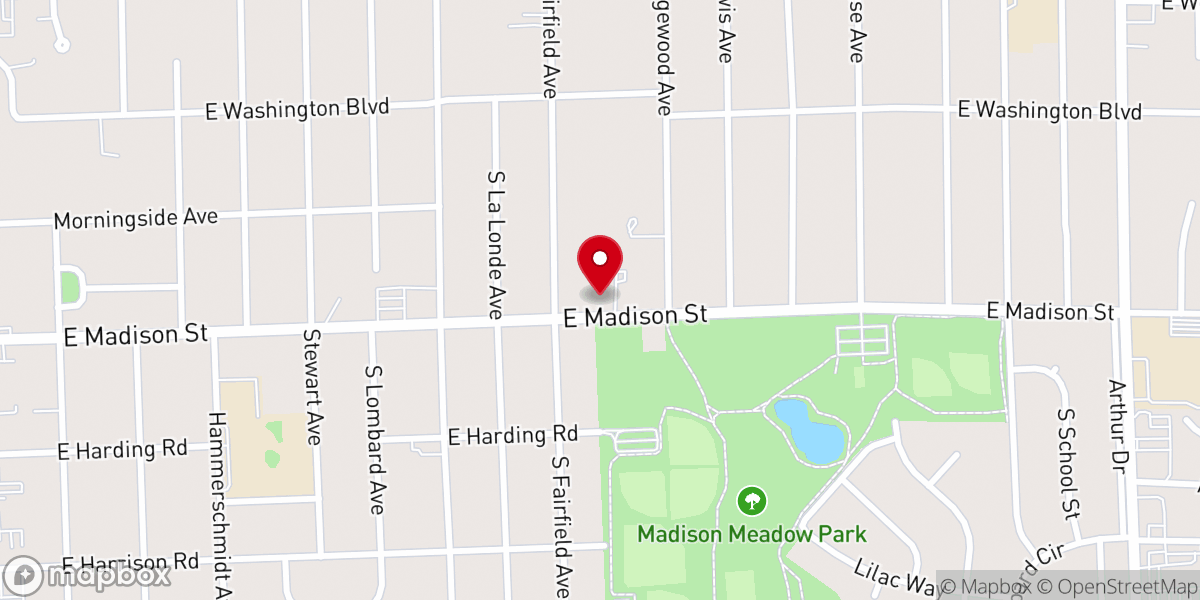 Map showing location of Asian Mennonite Community Church