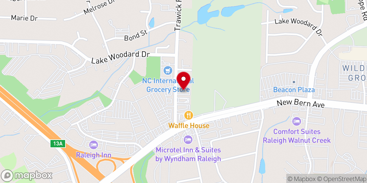 Map showing location of Zina Christian Center Inc