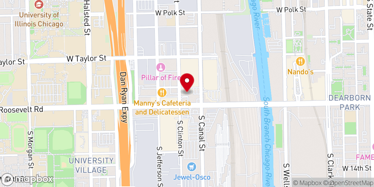 Map showing location of Her Calling Collective