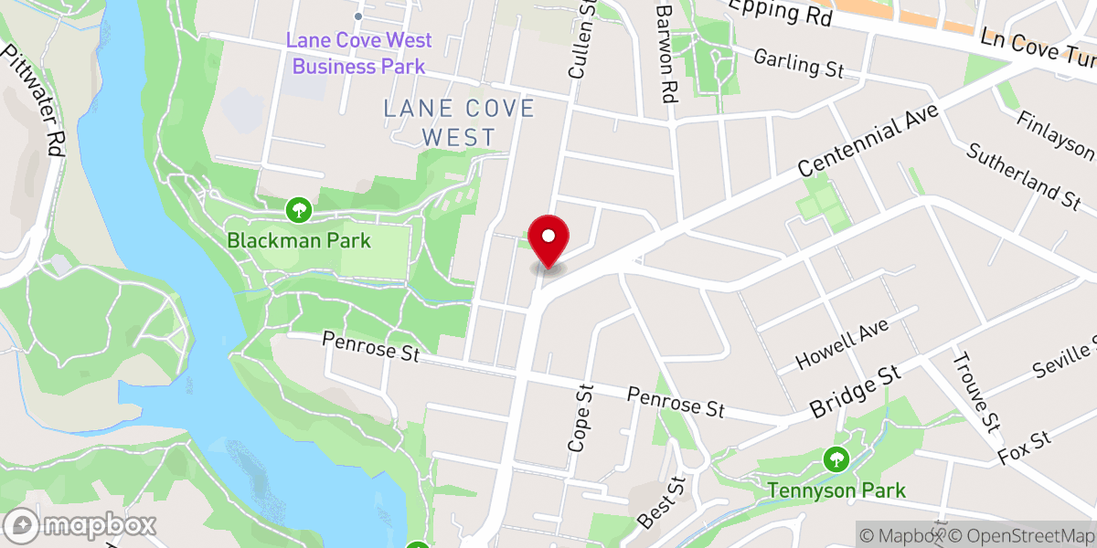 Map showing location of Metropolitan Baptist Church