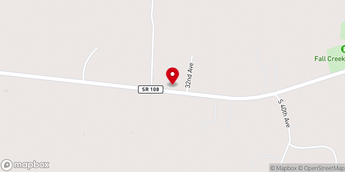 Map showing location of Mount Carmel Ministries