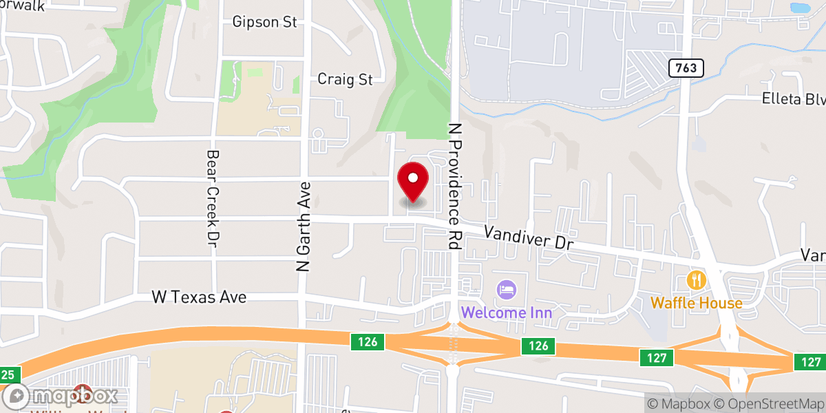 Map showing location of The Revolution Church
