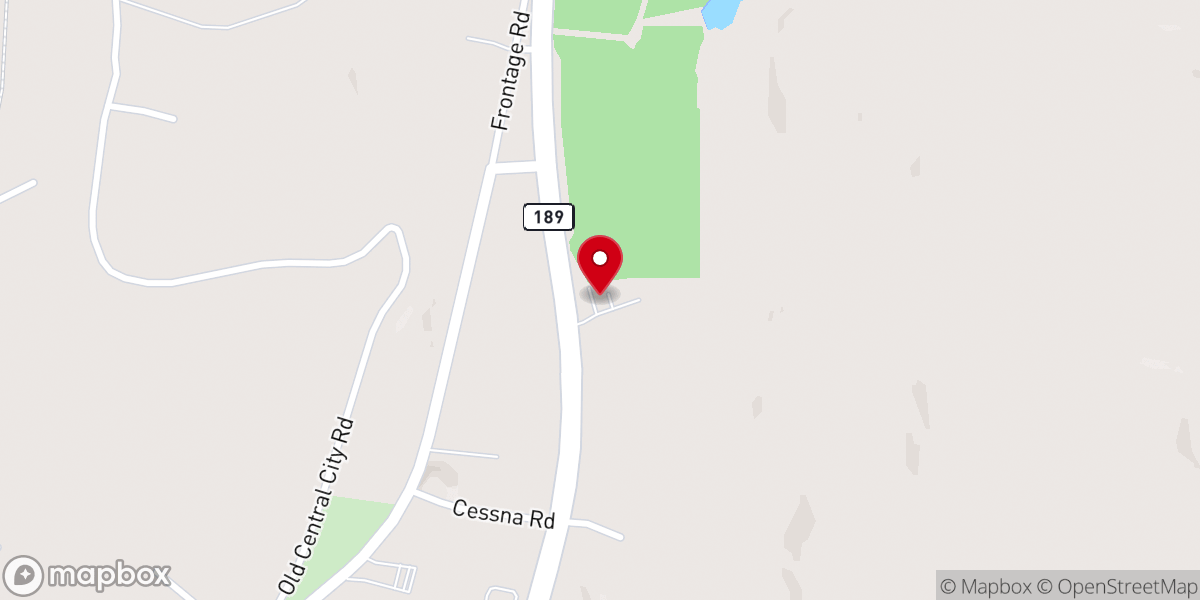 Map showing location of Muhlenberg County Baptist Association