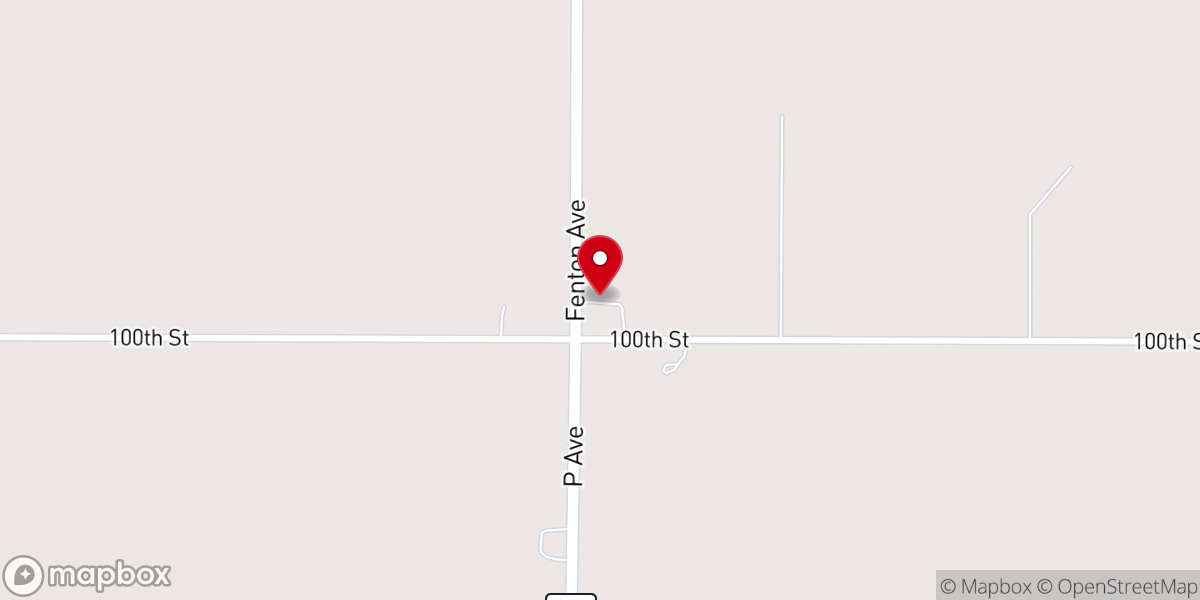 Map showing location of Countryside Bible Chapel