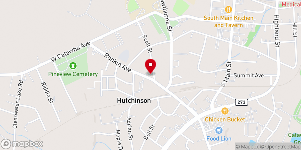 Map showing location of Agape City Church
